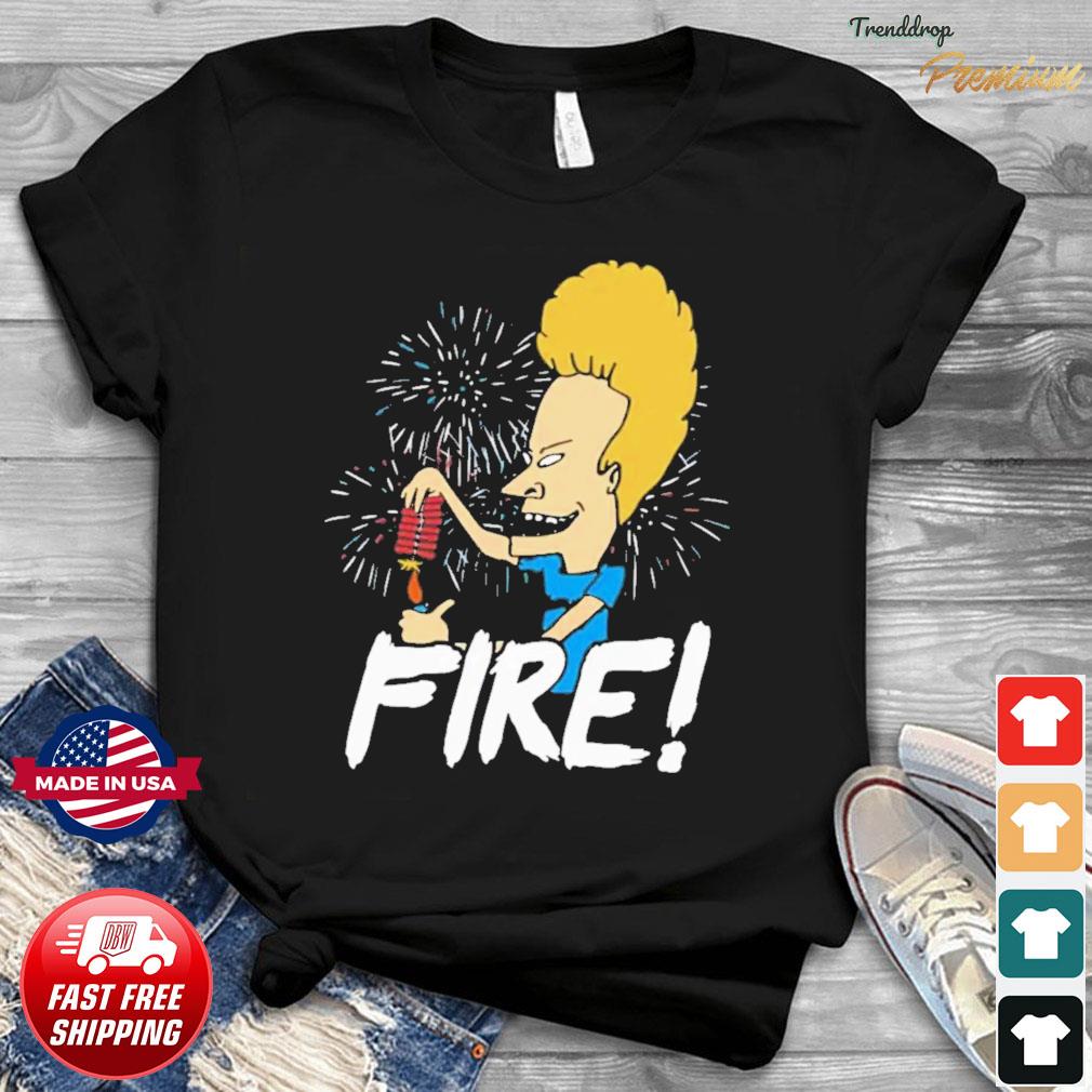 4th Of July Beavis Fire Firework Shirt Hoodie Sweater Long Sleeve And Tank Top