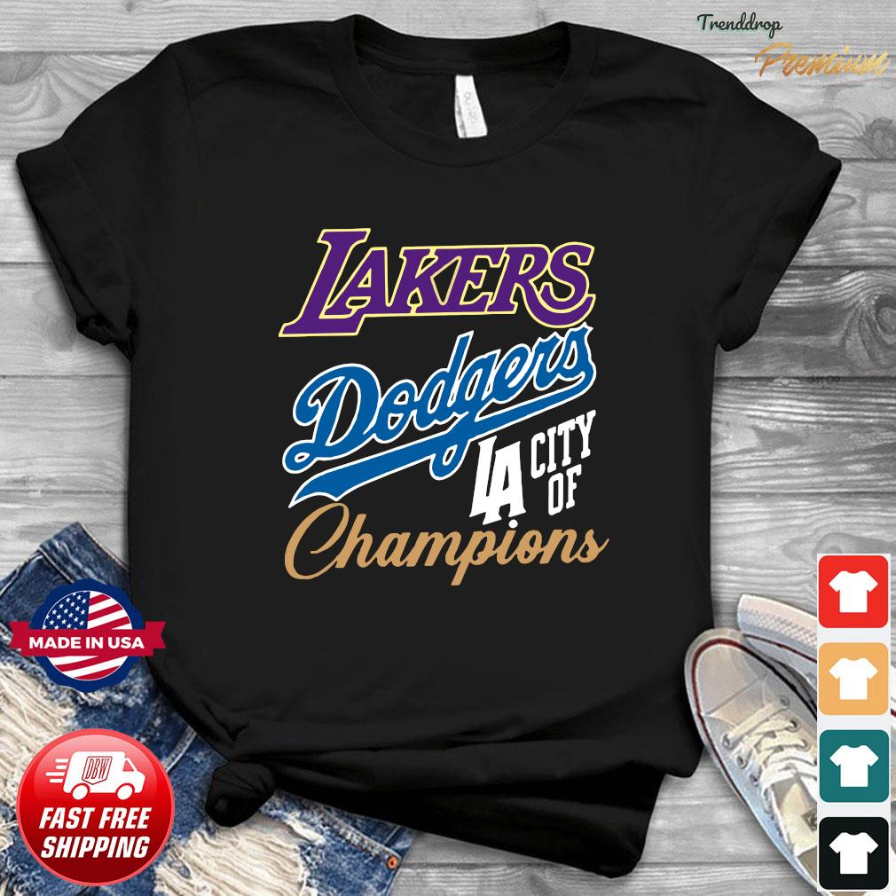 lakers and dodgers championship gear