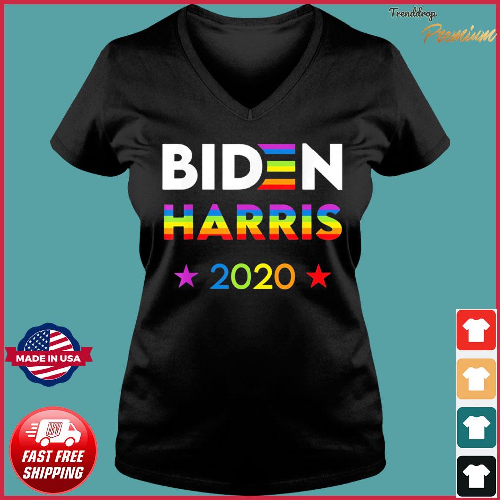 Joe Biden Kamala Harris 2020 Rainbow Gay Pride LGBT Election Tank Top