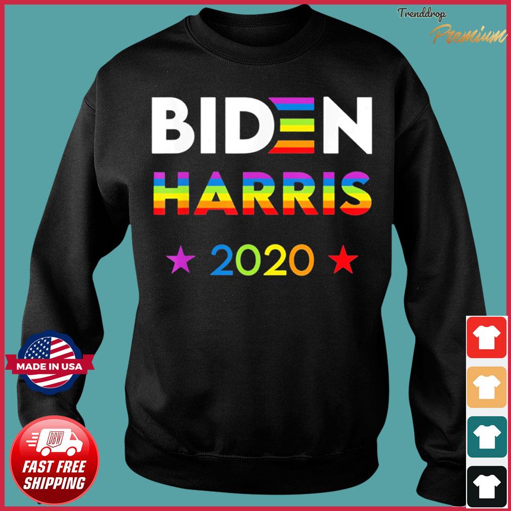 Joe Biden Kamala Harris 2020 Rainbow Gay Pride LGBT Election Tank Top