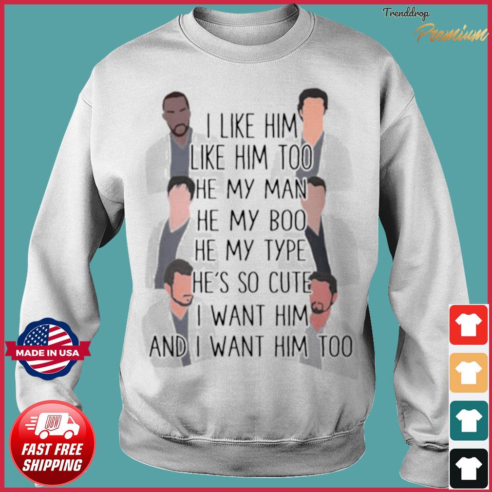 i like him i like him too country shirt