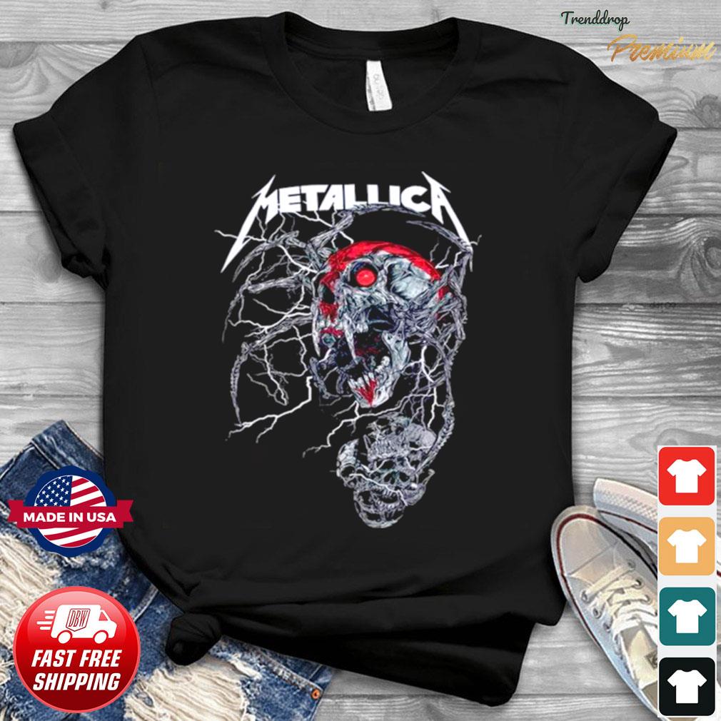 metallica skull t shirt
